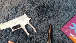 Как сделать пистолет П350 из картона в скине BLIZZARD