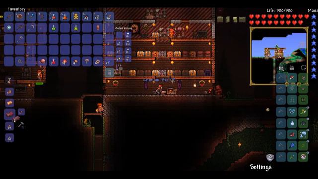 Terraria новогодние похождения #12 | Мозги Ктулху ? смотреть онлайн