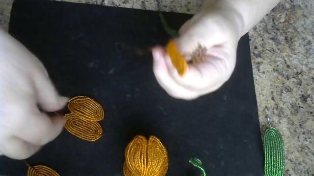 Рябчик императорский из бисера. Мастер - класс. смотреть онлайн