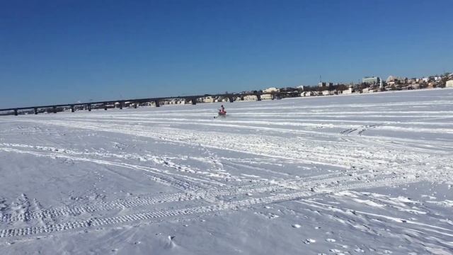 Dingo 150 продолжаем осваивать снегоход смотреть онлайн