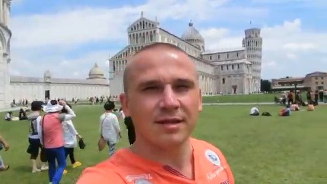 Италия. Пиза.Пизанская Башня.Тур по Европе смотреть онлайн