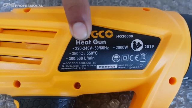 INGCO l เปิดกล่องรีวิว เครื่องเป่าลมร้อน 2000W รุ่น HG20008 смотреть онлайн