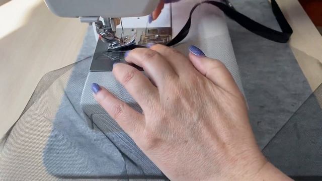 Шьём пышную юбку из фатина с косой бейкой и леской