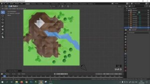 blender урок 4: Моделируем Low Poly пейзаж | Часть 2