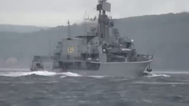 Гетман Сагайдачный возвращается в Черное море 04.03.2014 смотреть онлайн