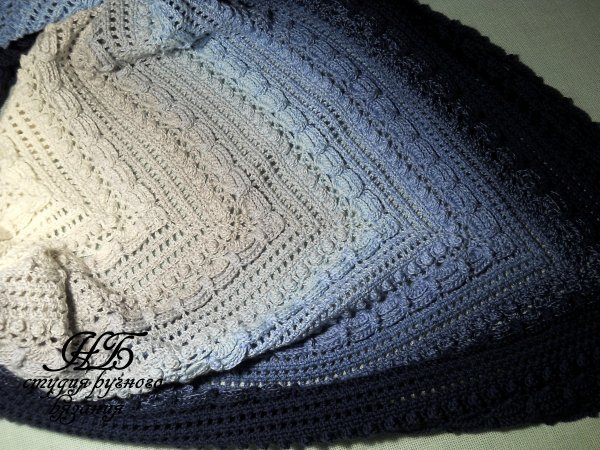 Шаль Lost in Time. Мастер-класс. Потерянная во времени. часть 2