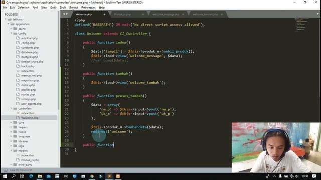 Tutorial Crud Codeigniter 3 Tanpa Bootstrap - Tutorial Website Pemula смотреть онлайн