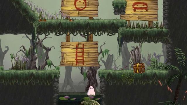A Boy and His Blob - 7 - hard blob, mean frogs смотреть онлайн