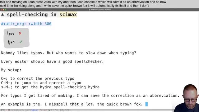 Spell-checking in scimax смотреть онлайн