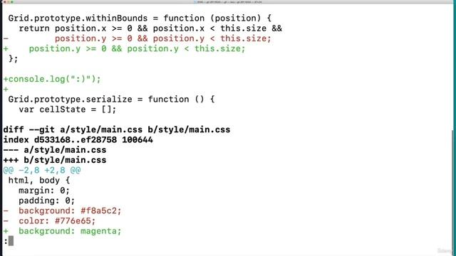 007 Diffing Specific Files смотреть онлайн