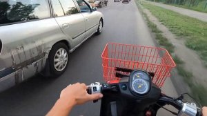 Продаю скутера.Honda Benly AA03 -Тест драйв покатушка,відеоогяд,на дорозі,в ходу.