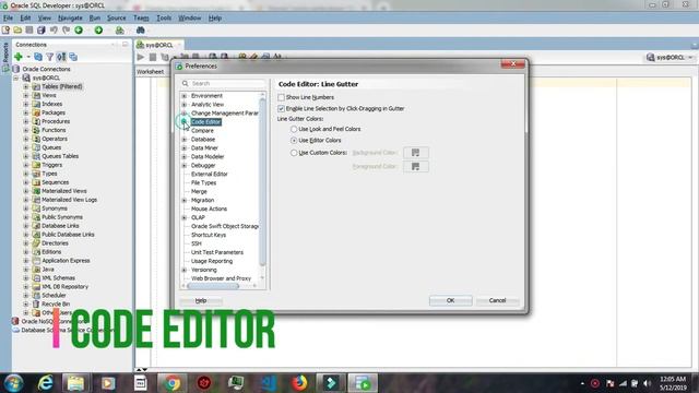 ?Oracle SQL Developer Display line numbers in Code Editor смотреть онлайн