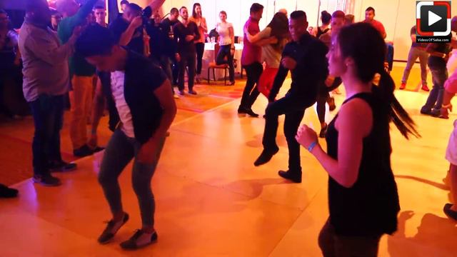 Jessica Szota y Ernesto Lopez social - BIG Salsa Festival смотреть онлайн