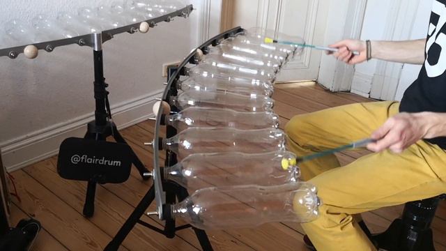 flairdrum 12_stage - Plastic Bottle Instrument, DIY Bottle Xylophone, Recycled Instrument смотреть онлайн