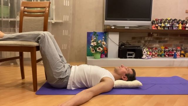 Оздоровление позвоночника. Снятие спазмов мышц вдоль позвоночника. смотреть онлайн