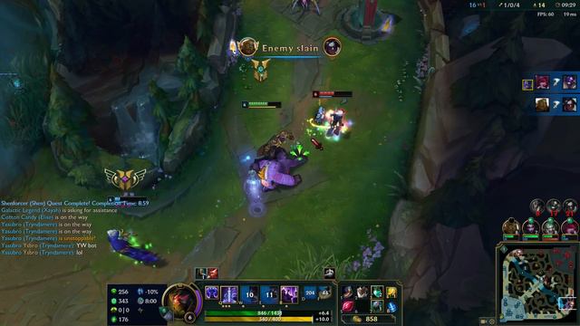 Shen Support with GUARDIAN and FONT OF LIFE! League of Legends смотреть онлайн