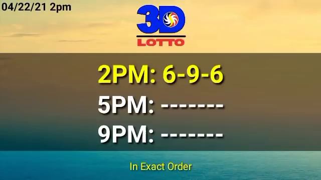 2pm PCSO Lotto Result Today April 22, 2021 2D 3D STL ez2 Swertes смотреть онлайн