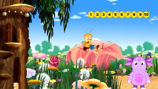 развивающая детская игра Лунтик подготовка к школе #1 смотреть онлайн