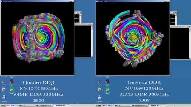 NVIDIA Quadro DDR vs GeForce DDR - Data Explorer (DX-06) смотреть онлайн
