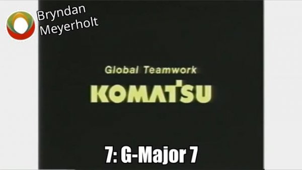 Komatsu Logo History Effects
