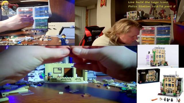 Live Build The Lego Icons Police Station 10278 Part 5 #jdpbuilds #lego #legocreator
