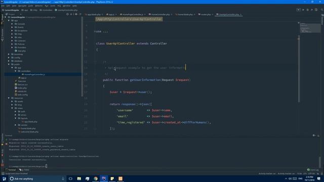 Laravel 5.2 Angular 1 Integration смотреть онлайн