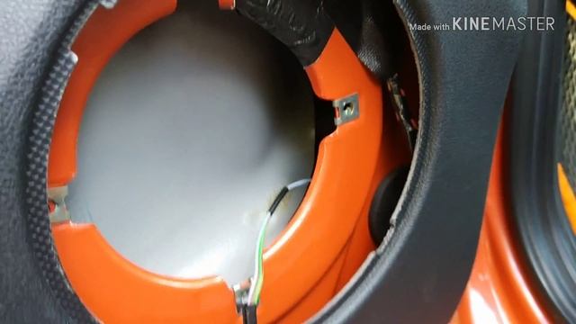 Замена штатных динамиков Лада Калина Кросс на Pioneer TS-1339R смотреть онлайн