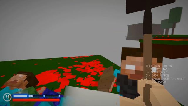 Bobil Herobrine and Zombies from Minecraft in | Paint the Town Red смотреть онлайн