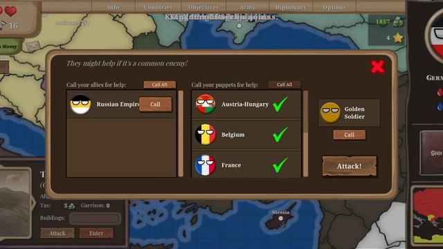 Захватил Европу в 1890 году за германскую империю | Countryball: Europe 1890