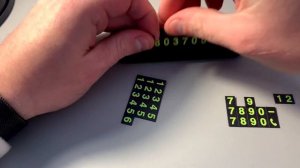 Парковочная автовизитка (автовизитница, табличка с номером в авто)