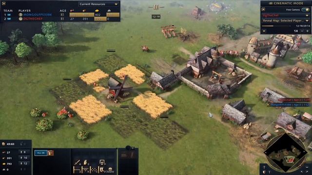 SLOWING DOWN The Mongols TOWER RUSH in AOE 4 - French vs Mongols Gameplay смотреть онлайн