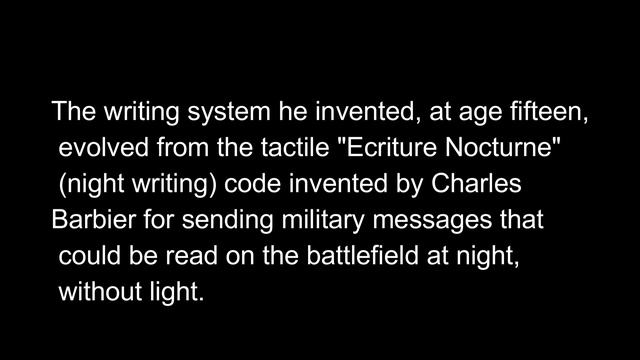 Louis braille story/louis braille смотреть онлайн