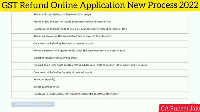 How To Claim Refund Under GST| Online Refund of GST REFUND UNDER GST| SECTION-54 | REFUND OF GST TA смотреть онлайн