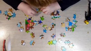 Белоснежка и семь гномов, собираем #пазл #puzzle