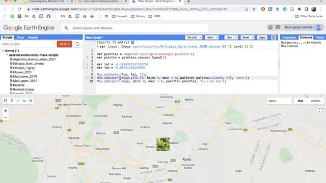 Crop Mapping Module смотреть онлайн