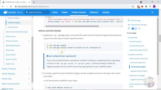 How to install Docker in Ubuntu смотреть онлайн