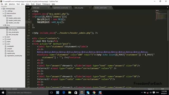 09 - MCQs Quiz PHP - Discussion on add MCQ смотреть онлайн