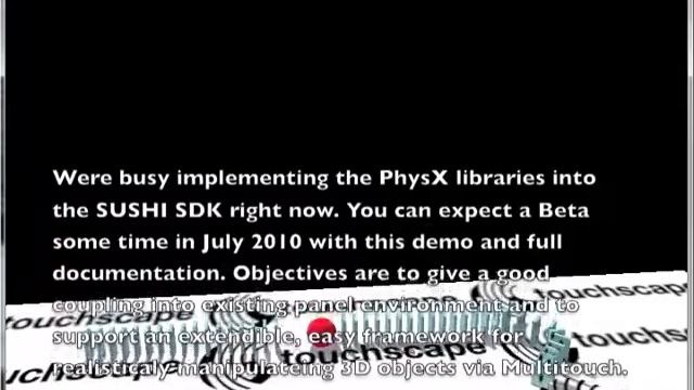 SUSHI Multitouch Physics Coming Soon смотреть онлайн