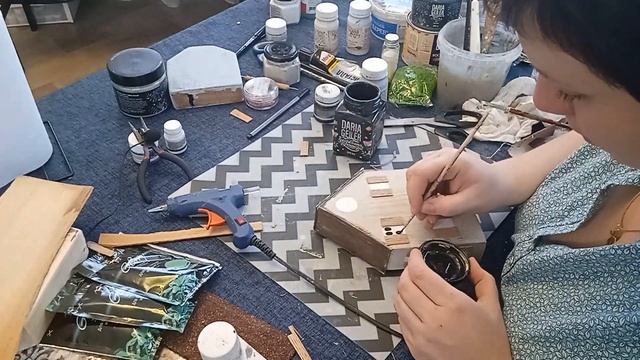 Домик в технике дрифтвуд. Мастер-класс смотреть онлайн