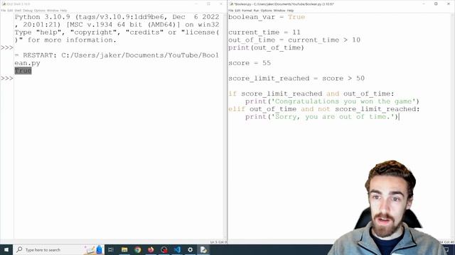 Learn Boolean Variables and Types - Python 101 смотреть онлайн