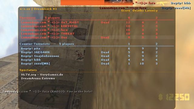 Gux vs. Begrip @DreamHack Summer 2009 смотреть онлайн