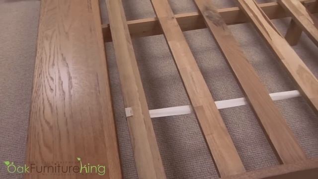 French Chateau Rustic Solid Oak Super King Size Bed смотреть онлайн