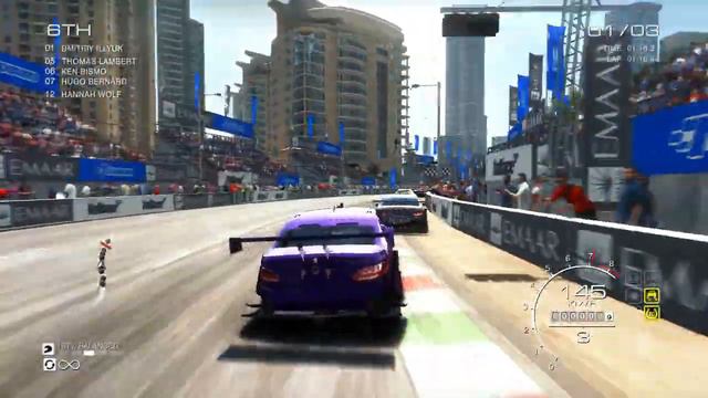 PEUGEOT 408 SCB, Dubai, Orra Quay Loop, Touring, Cat A Touring Cars, GRID Autosport, PC Game смотреть онлайн