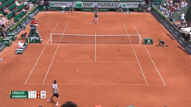 Adrian Mannarino v Horacio Zeballos Highlights - Men's Round 1 2017 I Roland-Garros смотреть онлайн