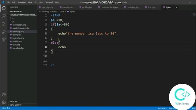 If else statements in PHP tutorial in Urdu/Hindi[2022] смотреть онлайн