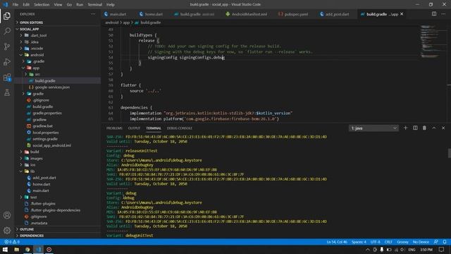 How To Generate SHA-1 Fingerprint And Add Into Firebase Project - Easy Method. смотреть онлайн