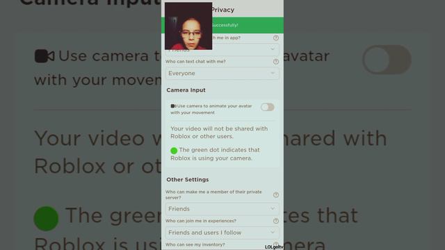 как подключить камеру в ROBLOX #roblox #роблокс смотреть онлайн