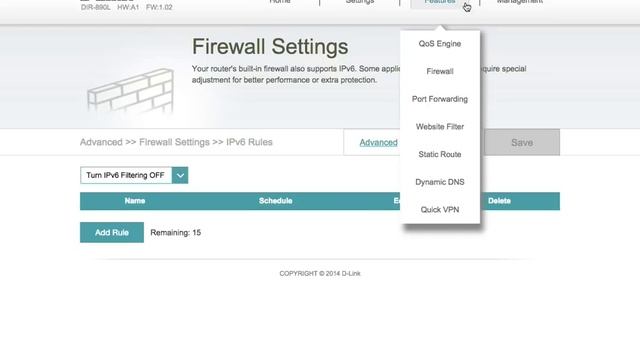 D-Link AC3200 DIR-890L Review - Web User Interface