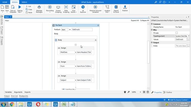 UiPath Tutorial | Extract Email Details to Excel File using Uipath смотреть онлайн