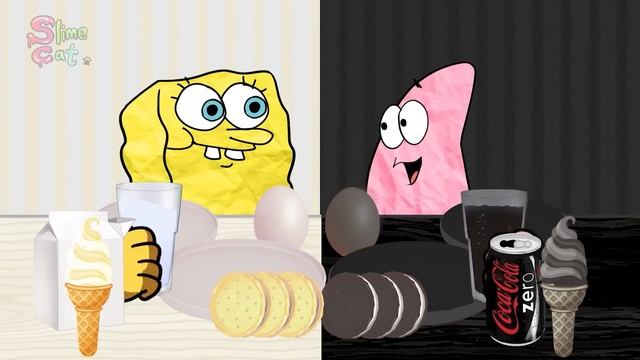 NEW SPONGEBOB Vs PATRICK MUKBANG ANIMATION COMPLETE EDITION!! | SLIME CAT смотреть онлайн